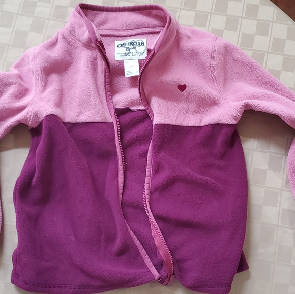 Girl's jackets size 5T pink and blue - Picture 4 of 5